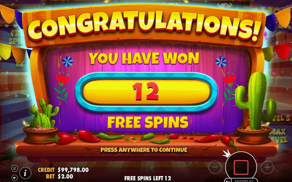 Free spins round with cluster wins and tumbling symbols.