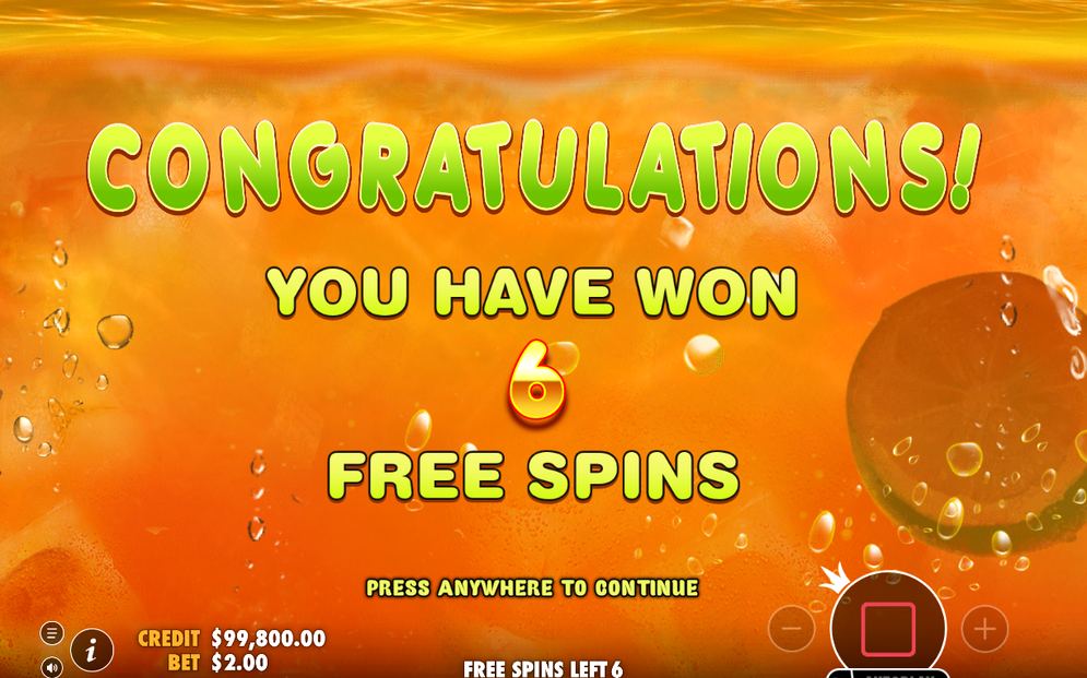 Free Spins round with special reels in play